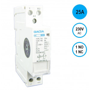 GACIA CT6/HC Installatierelais 25A 1NO+1NC 230V