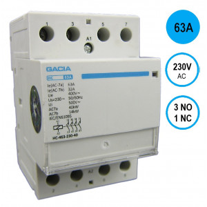 GACIA CT6/HC Installatierelais 63A 3NO+1NC 230V