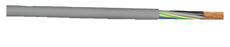 Flexibele stuurstroomkabel 4x1.5mm² 100m