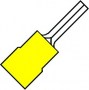 pensteker kabelschoen geel 2.5-6mm² (100st)