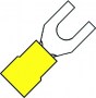 vork kabelschoen geel 2.5-6mm² M5 (100st)